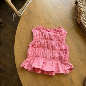 Nordstrom Pink Ruffled Kids Top